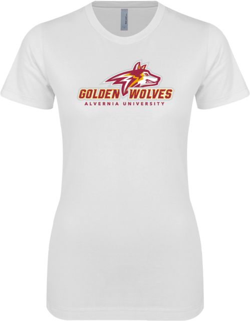 Alvernia Next Level SoftStyle Fitted Tee Primary Mark with University - ONLINE ONLY