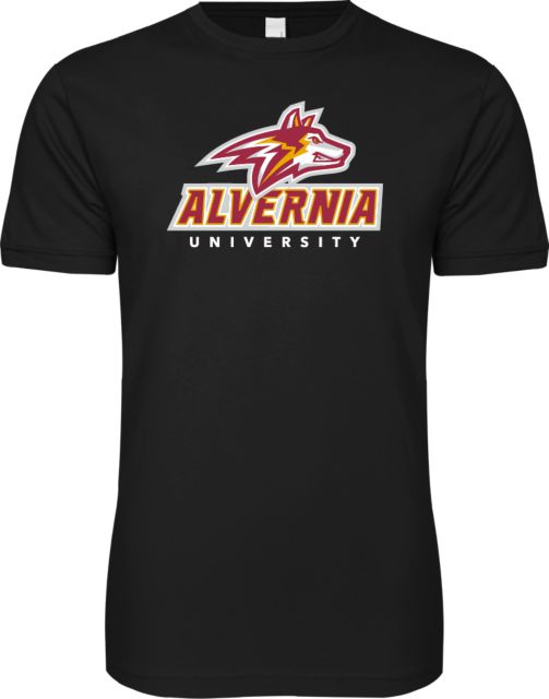 Alvernia Next Level SoftStyle T Shirt Wolf Head Over Alvernia University - ONLINE ONLY