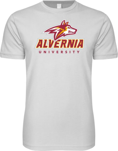 Alvernia Next Level SoftStyle T Shirt Wolf Head Over Alvernia University - ONLINE ONLY
