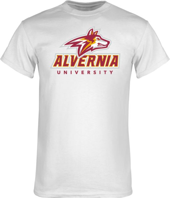 Alvernia T Shirt Wolf Head Over Alvernia University - ONLINE ONLY