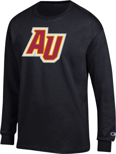 Alvernia Champion Long Sleeve T Shirt AU Lettermark - ONLINE ONLY
