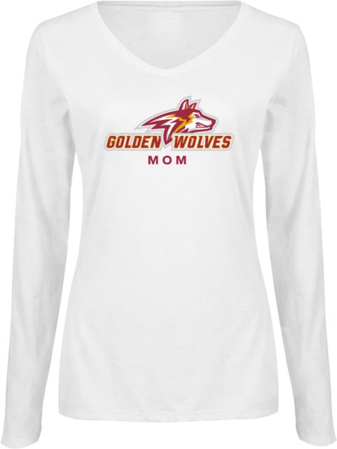 Alvernia Womens Long Sleeve V Neck Tee AU Mom - ONLINE ONLY