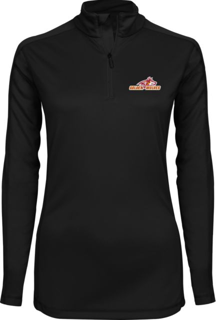 Alvernia Ladies Syntrel Interlock 1/4 Zip Primary Mark - ONLINE ONLY