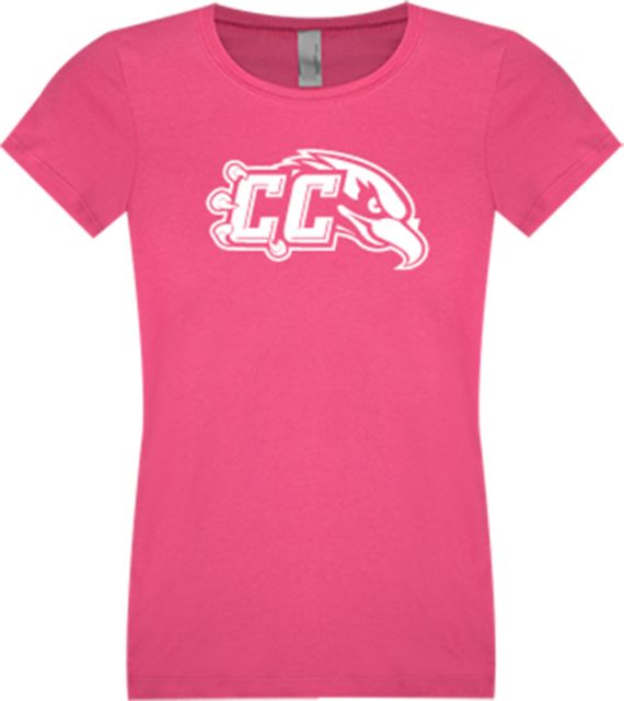 Casper Next Level Girls Fuchsia Fashion Fit T Shirt CC with Thunderbird - ONLINE ONLY