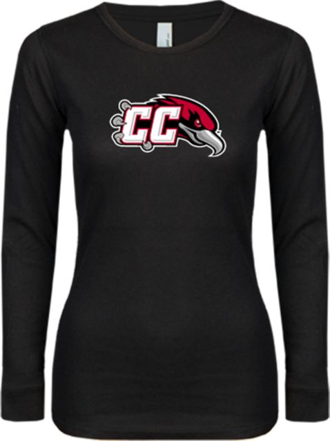 Casper Womens Long Sleeve V Neck Tee  CC with Thunderbird - ONLINE ONLY