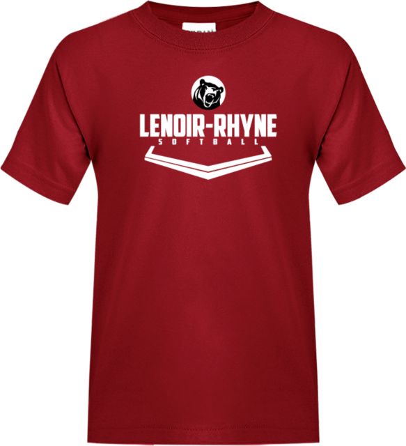Lenoir Rhyne Youth T Shirt Softball Plate - ONLINE ONLY