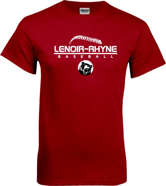 Lenoir Rhyne T Shirt Baseball Thread - ONLINE ONLY