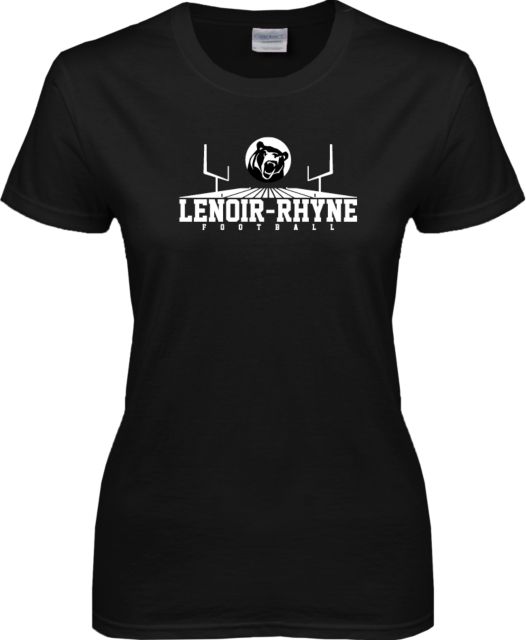 Lenoir Rhyne Ladies T Shirt Football Field - ONLINE ONLY