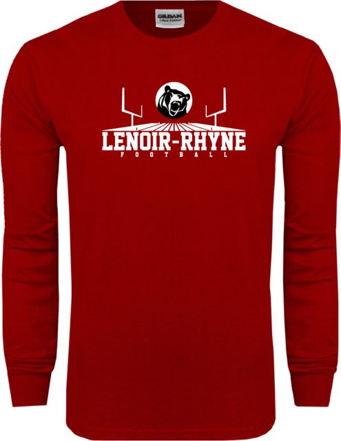 Lenoir Rhyne Long Sleeve T Shirt Football Field - ONLINE ONLY