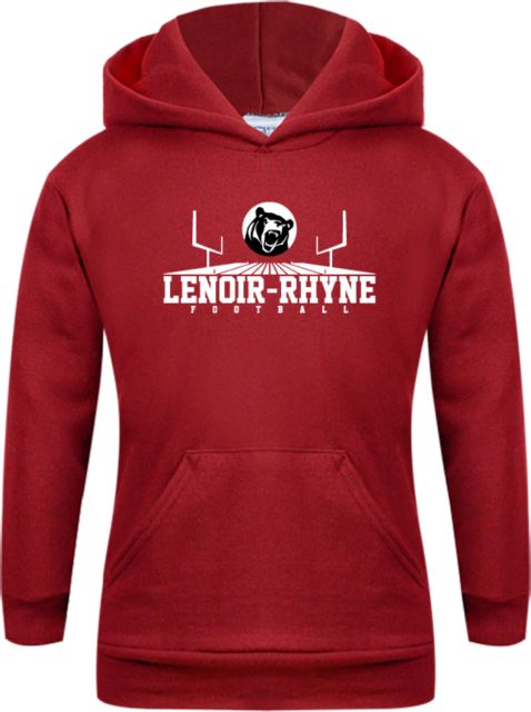 Lenoir Rhyne Youth Fleece Hoodie Football Field - ONLINE ONLY