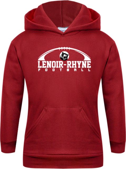 Lenoir Rhyne Youth Fleece Hoodie Football Top - ONLINE ONLY
