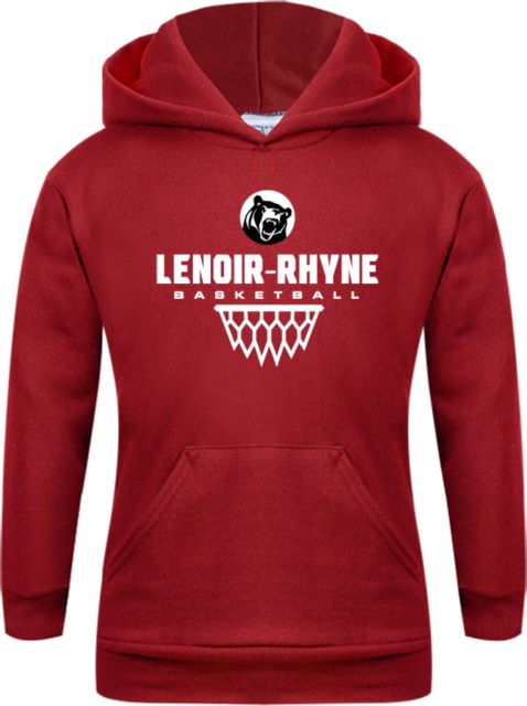 Lenoir Rhyne Youth Fleece Hoodie Basketball Net - ONLINE ONLY