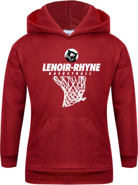 Lenoir Rhyne Youth Fleece Hoodie Basketball Hanging Net - ONLINE ONLY
