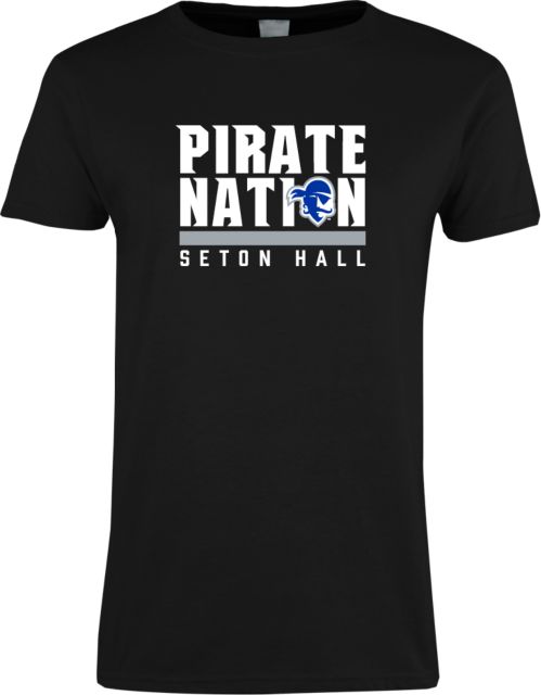 Seton Hall Ladies T Shirt Pirate Nation - ONLINE ONLY