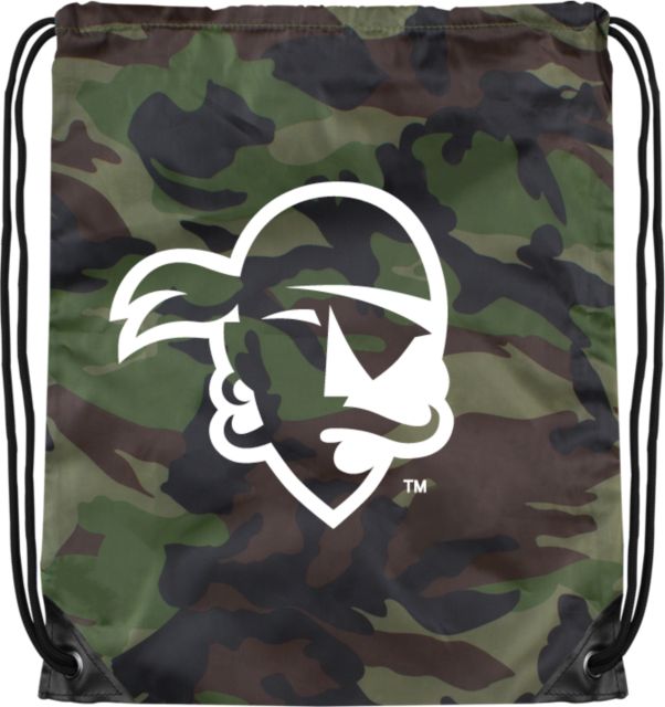 Seton Hall Camo Drawstring Backpack Primary Athletics Logo - ONLINE ONLY
