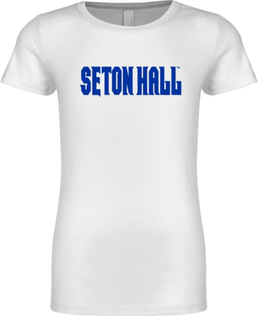 Seton Hall Next Level Girls Fashion Fit T Shirt Seton Hall Wordmark - ONLINE ONLY