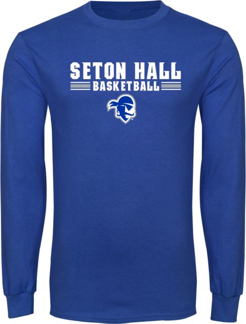 Seton Hall Long Sleeve T Shirt Basketball - ONLINE ONLY