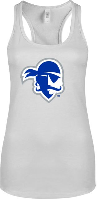 Women's Gameday Couture White Seton Hall Pirates Arch Logo Flutter Sleeve Lightweight T-Shirt Size: Small