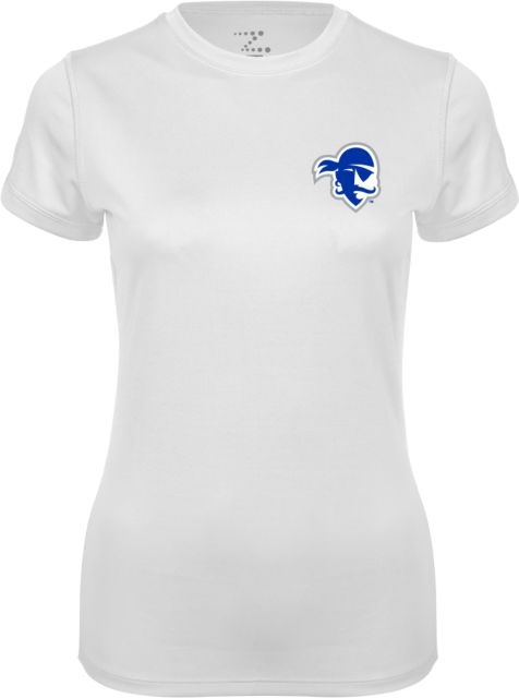 Seton Hall Ladies Syntrel Performance Tee Primary Athletics Logo - ONLINE ONLY