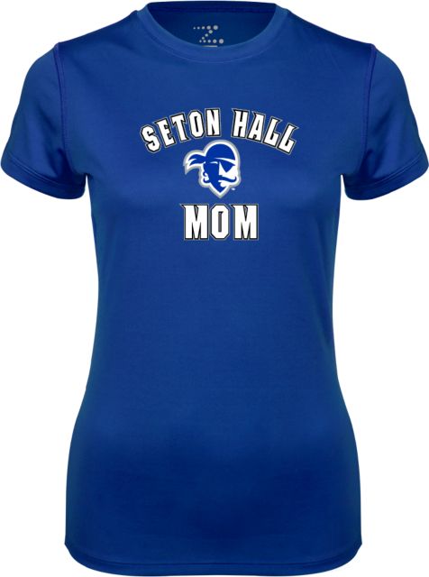 Seton Hall Ladies Syntrel Performance Tee Mom - ONLINE ONLY