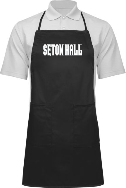 Seton Hall Full Length Apron Seton Hall Wordmark - ONLINE ONLY