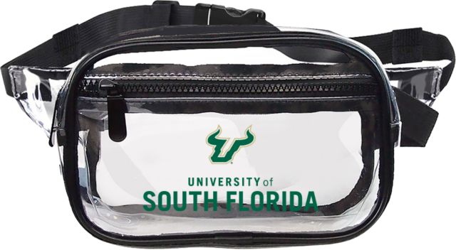 South Florida Clear Fanny Pack Primary Mark Vertical - ONLINE ONLY