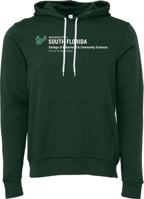 South Florida Bella + Canvas Fleece Hood College of Behavioral and Community Sciences School of Social Work - ONLINE ONLY