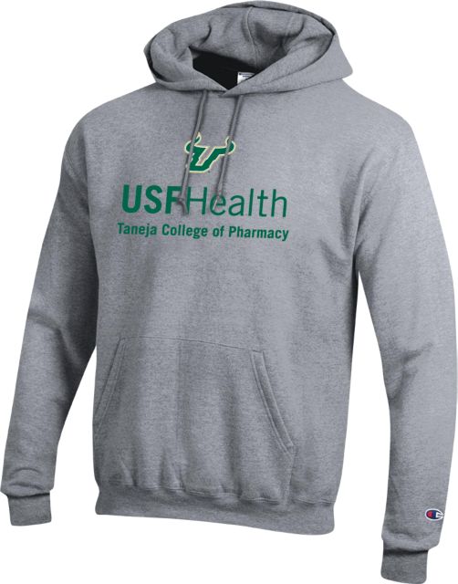 South Florida Champion Fleece Hoodie Taneja College of Pharmacy Vertical - ONLINE ONLY
