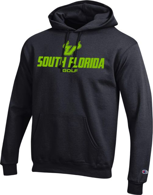 South Florida Champion Fleece Hoodie USF Golf Stacked - ONLINE ONLY