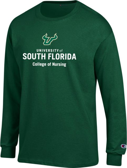 South Florida Champion Long Sleeve T Shirt College of Nursing - ONLINE ONLY