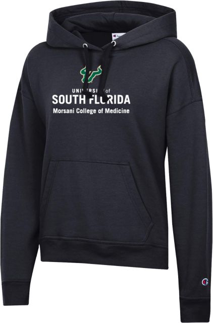 South Florida Champion Womens Powerblend Pullover Hood Morsani College of Medicine