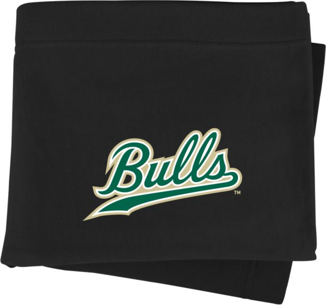 South Florida Sweatshirt Blanket Bulls Script - ONLINE ONLY