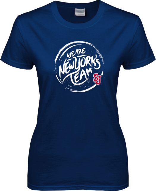 St. Johns Ladies T Shirt We are New Yorks Team - ONLINE ONLY