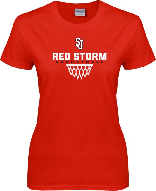 St. Johns Ladies T Shirt Basketball Sharp Net Design - ONLINE ONLY