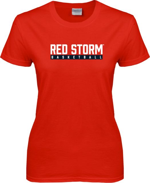 St. Johns Ladies T Shirt Basketball Bar Design - ONLINE ONLY