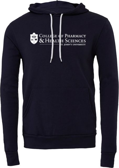 St. Johns Bella + Canvas Fleece Hood St Johns University College of Pharmacy - ONLINE ONLY