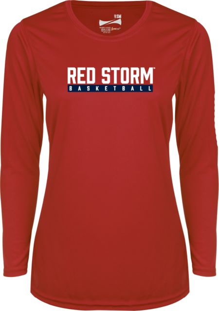 St. Johns Ladies Syntrel Performance Longsleeve Shirt Basketball Bar Design - ONLINE ONLY