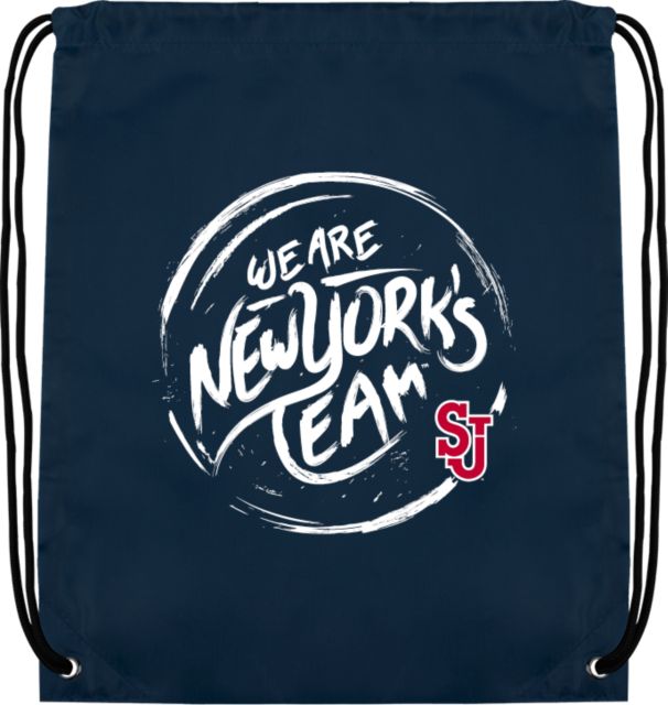St. Johns Drawstring Backpack We are New Yorks Team - ONLINE ONLY