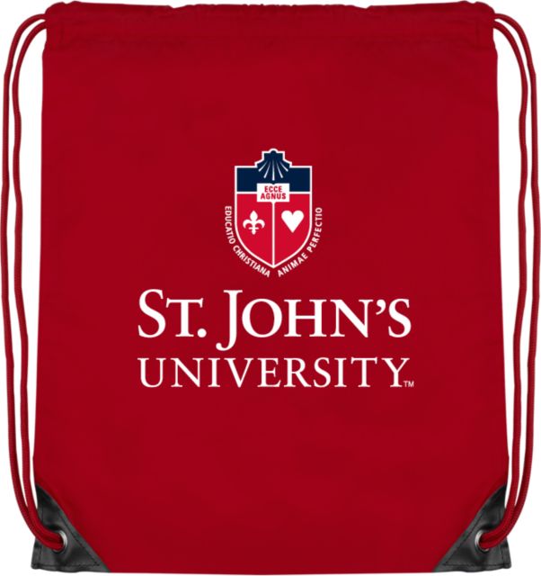 St. Johns Drawstring Backpack University Mark Stacked - ONLINE ONLY