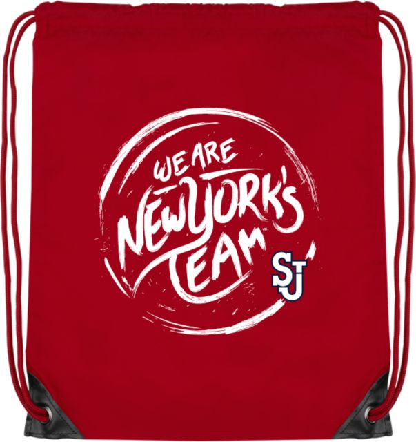 St. Johns Drawstring Backpack We are New Yorks Team - ONLINE ONLY