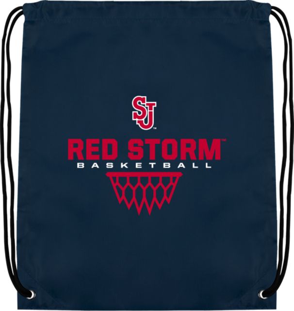 St. Johns Drawstring Backpack Basketball Sharp Net Design - ONLINE ONLY