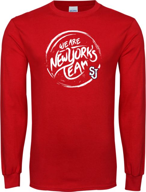 St. Johns Long Sleeve T Shirt We are New Yorks Team - ONLINE ONLY