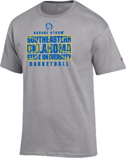 Southeastern Oklahoma State Champion T Shirt Savage Storm Basketball Design - ONLINE ONLY