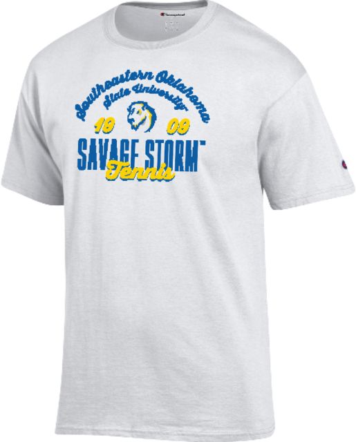 Southeastern Oklahoma State Champion T Shirt Savage Storm Tennis - ONLINE ONLY