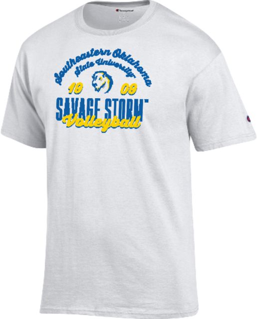 Southeastern Oklahoma State Champion T Shirt Savage Storm Volleyball - ONLINE ONLY