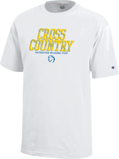 Southeastern Oklahoma State Youth Champion Short Sleeve Tee Southeastern Oklahoma State Cross Country Design - ONLINE ONLY