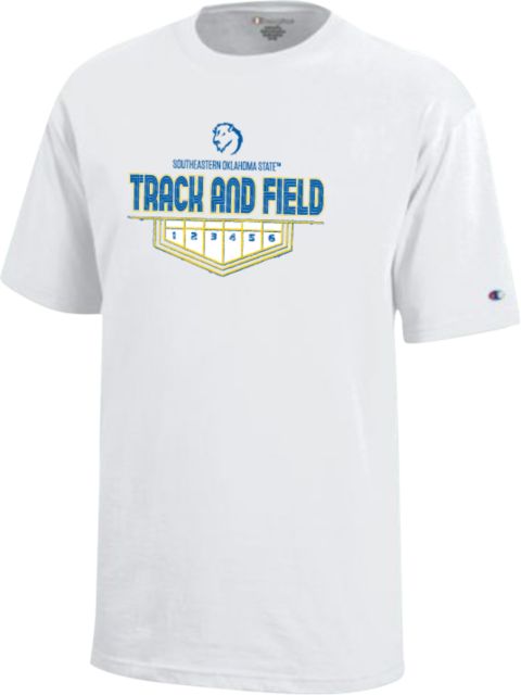 Southeastern Oklahoma State Youth Champion Short Sleeve Tee Southeastern Oklahoma State Track and Field Design - ONLINE ONLY