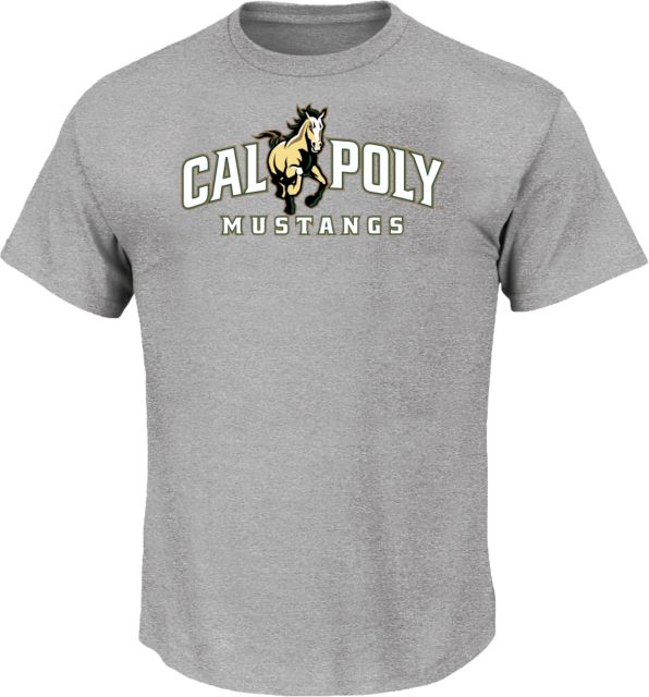 Cal Poly Tall T Shirt Athletic Primary Wordmark - PLUS - ONLINE ONLY