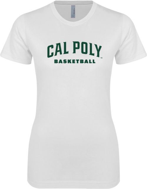 Cal Poly Next Level Ladies SoftStyle Junior Fitted Tee Cal Poly Basketball - ONLINE ONLY