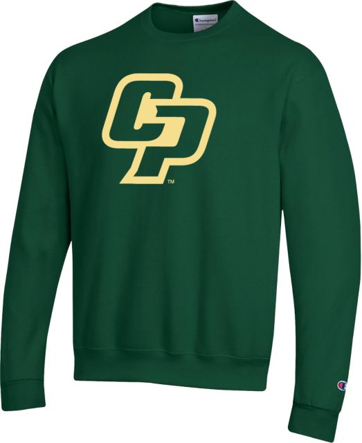 Cal Poly Champion Fleece Crew Interlocking CP ONLINE ONLY Cal Poly